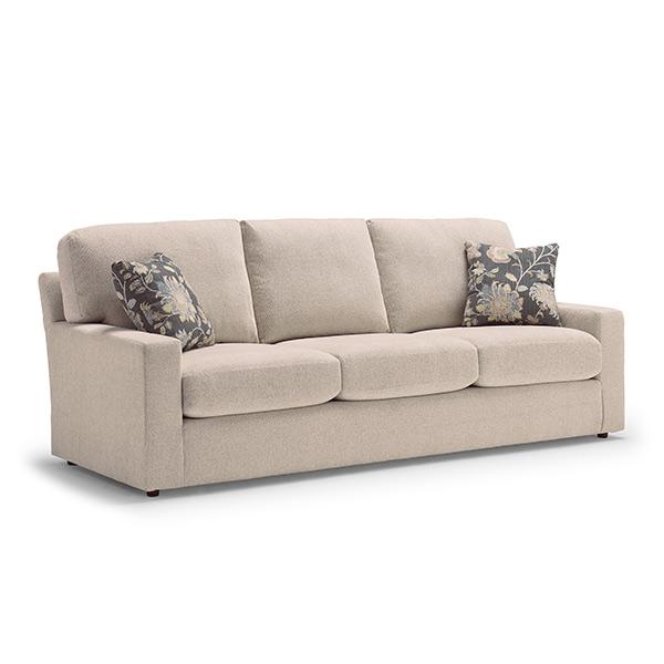 DOVELY COLLECTION STATIONARY SOFA W/2 PILLOWS- S25