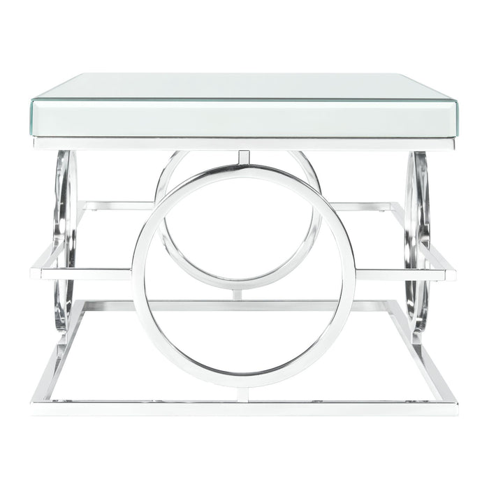 Pearl Rectangle Mirrored Coffee Table
