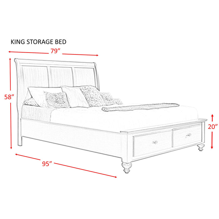 Chatham King Storage Bed