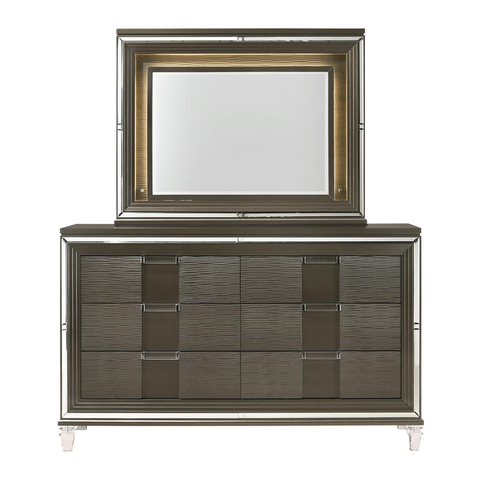 Twenty Nine 6-Drawer Dresser w/ Mood Lighting Mirror