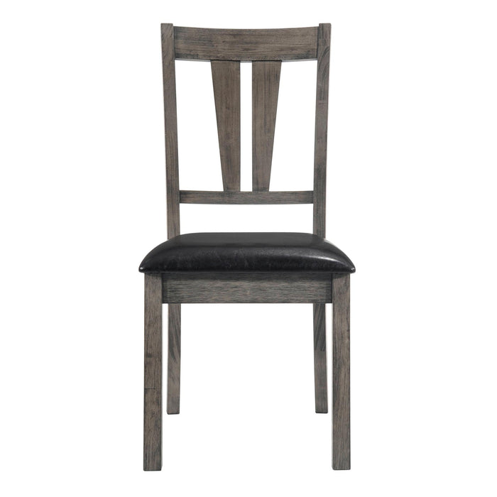 Nathan Fan Back Chair w. PU Seat of 2