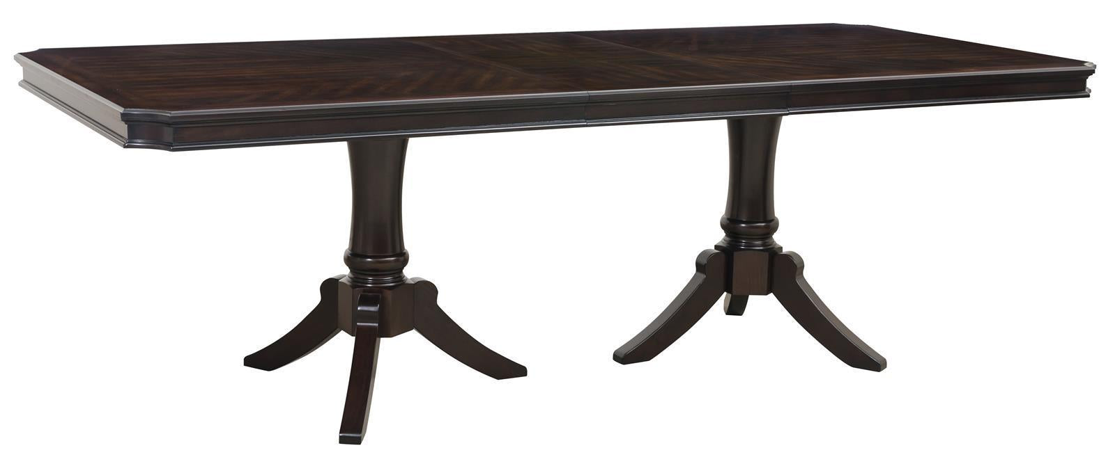 Homelegance Marston Rectangular Dining Table in Dark Cherry 2615DC-96
