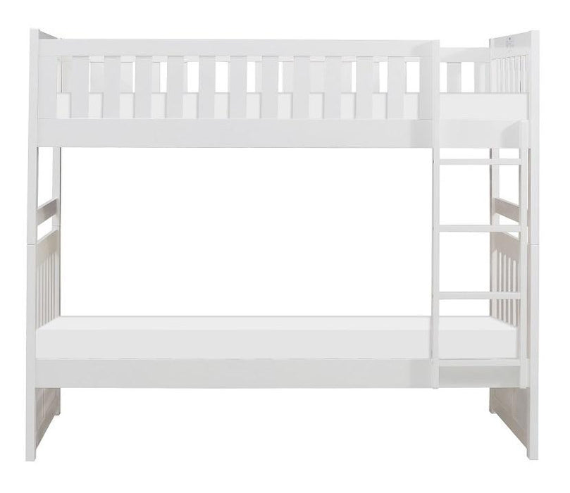 Homelegance Galen Twin/Twin Bunk Bed in White B2053W-1*