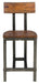 Homelegance Holverson Counter Height Chair in Rustic Brown (Set of 2) image