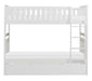 Homelegance Galen Twin/Twin Bunk Bed w/ Twin Trundle in White B2053W-1*R image