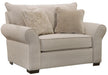 Jackson Furniture Maddox Chair and a Half in Stone/Putty 415201 image
